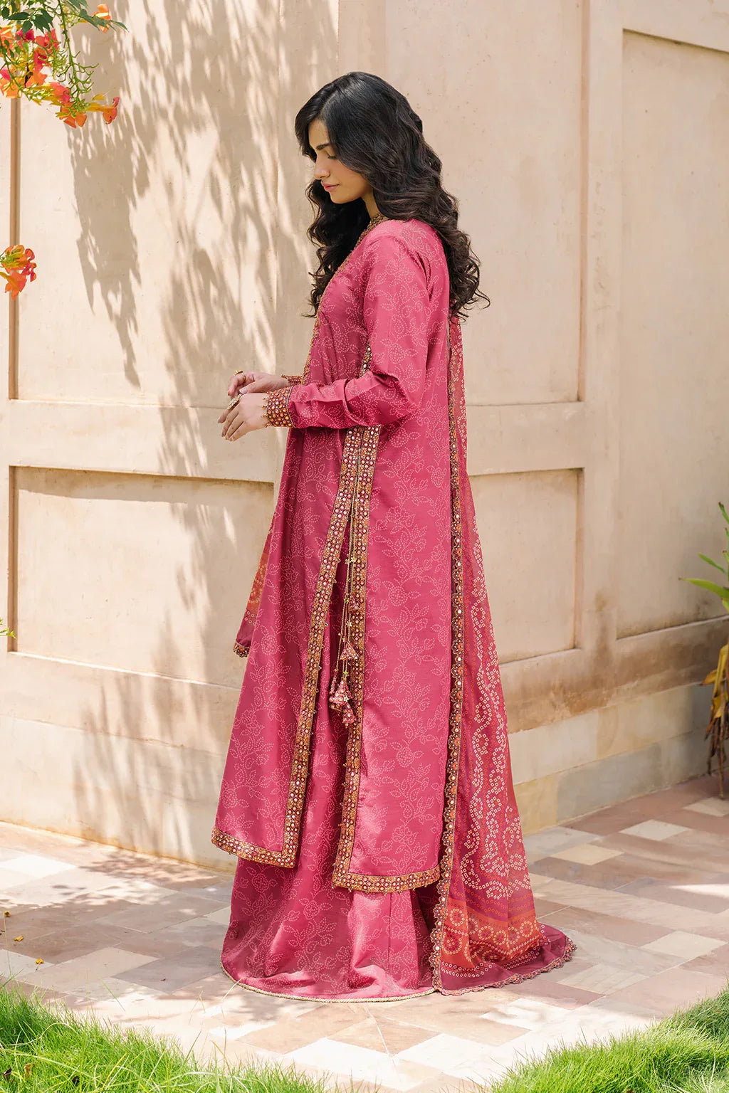 Iznik | Bandhani Formals | UE-336 - Aqsa Fabrics
