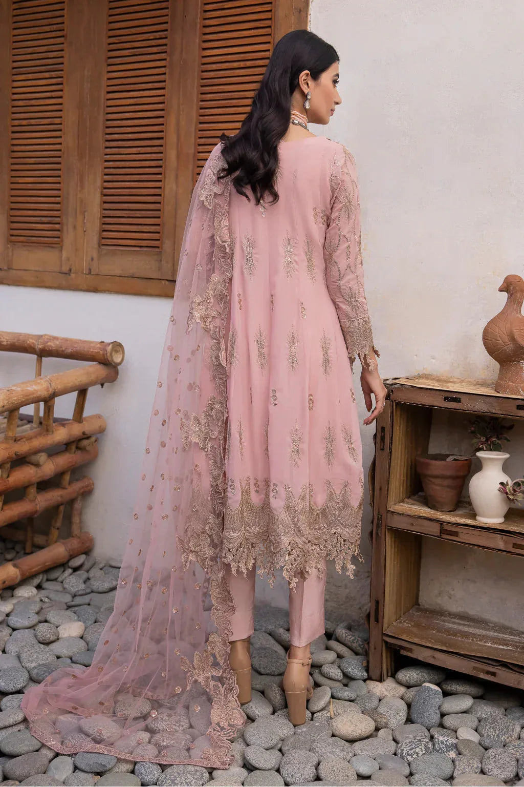 Iznik | Chinnon Chiffon | CC-22 ORIANA - Aqsa Fabrics