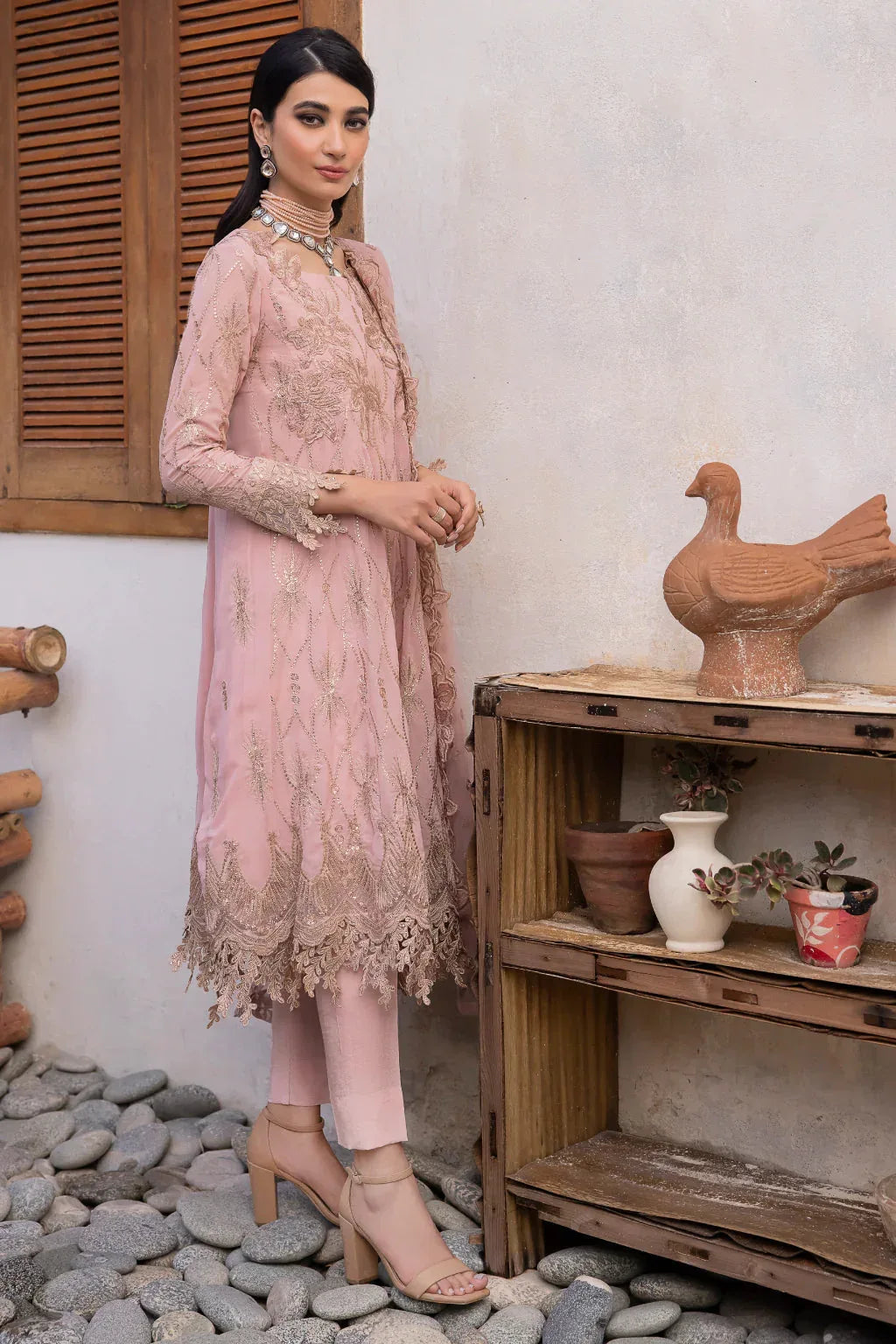 Iznik | Chinnon Chiffon | CC-22 ORIANA - Aqsa Fabrics