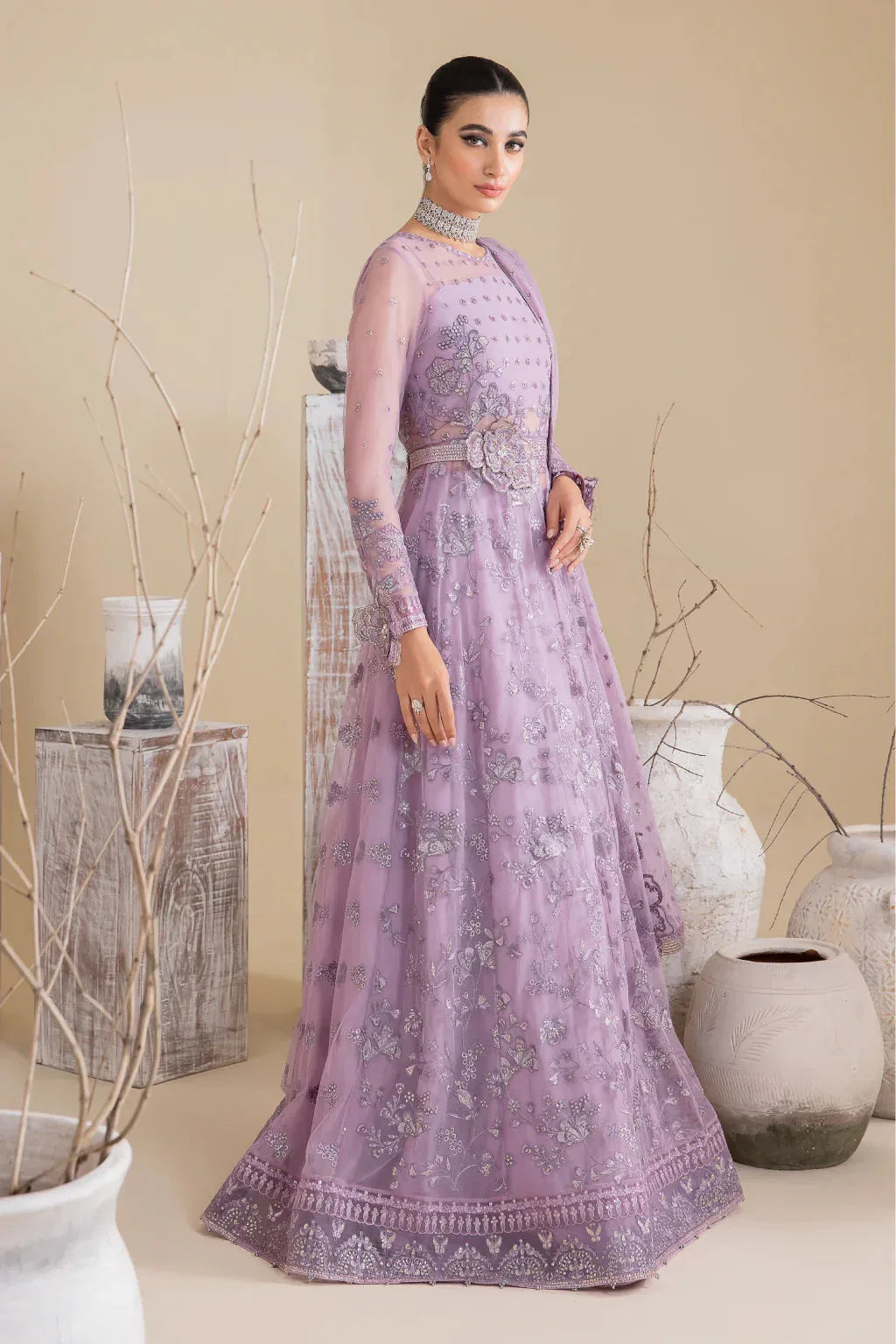 Iznik | Chinnon Chiffon | CC-25 REBECCA - Aqsa Fabrics