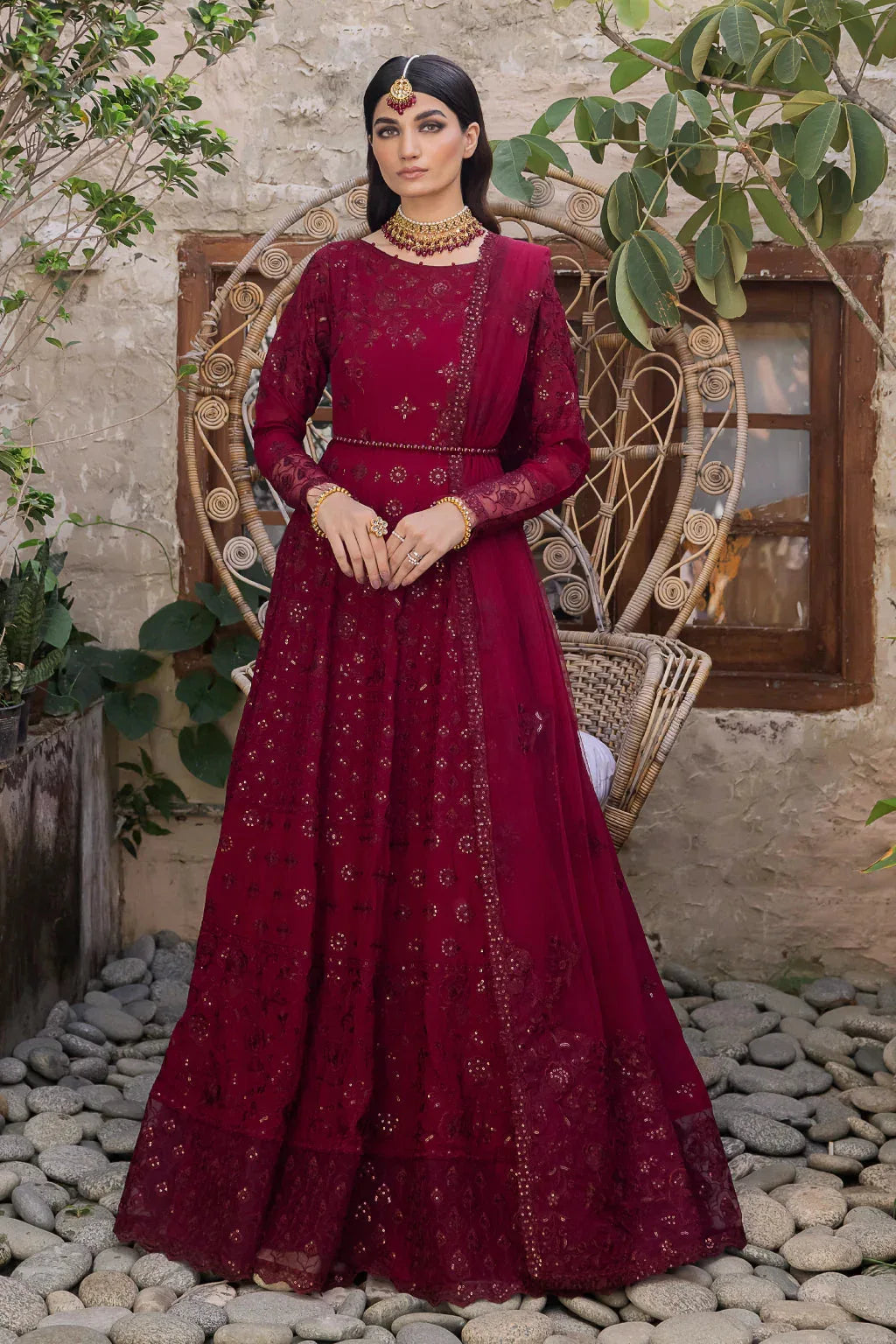 Iznik | Chinnon Chiffon | CC-29 ROSALIE - Aqsa Fabrics