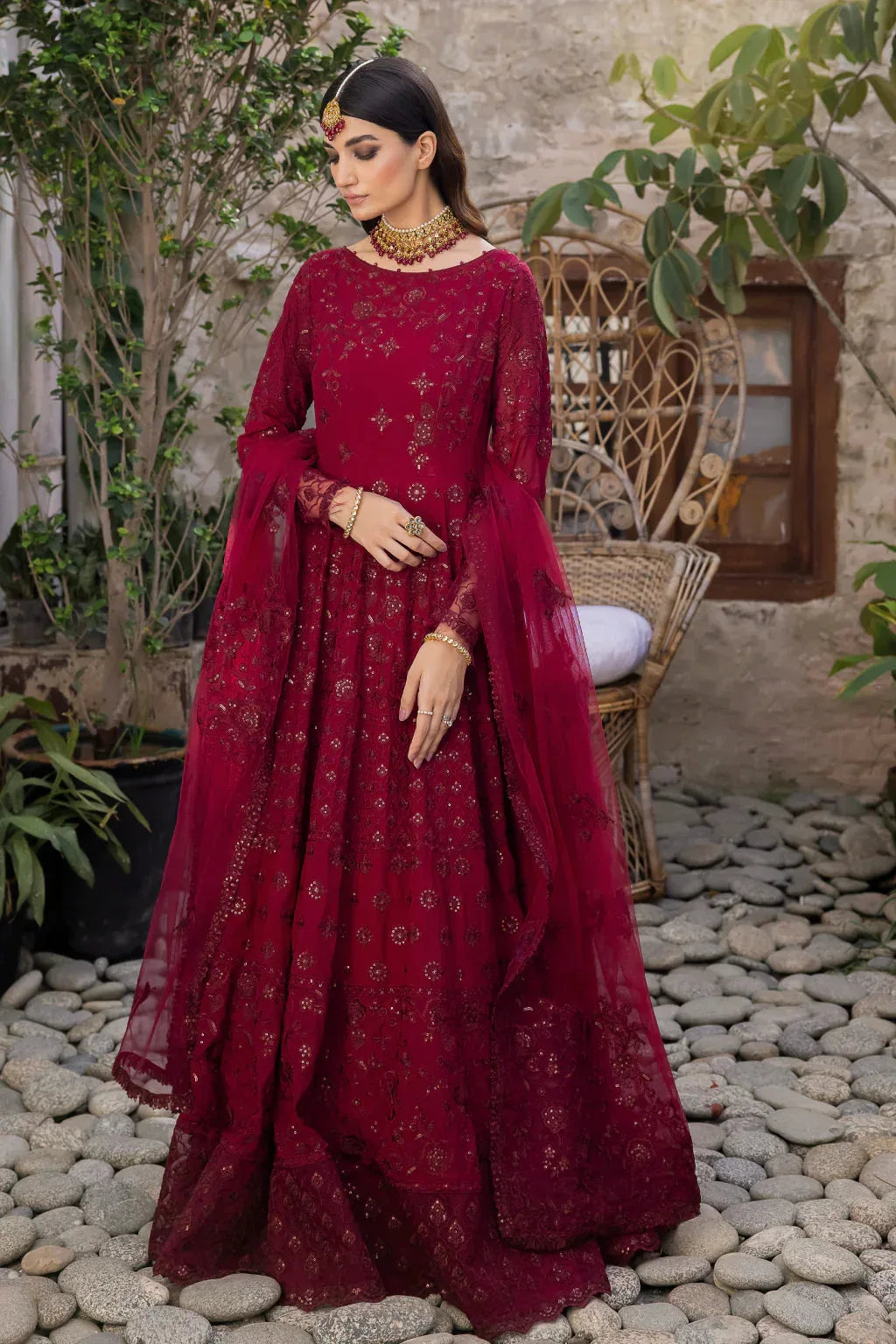 Iznik | Chinnon Chiffon | CC-29 ROSALIE - Aqsa Fabrics