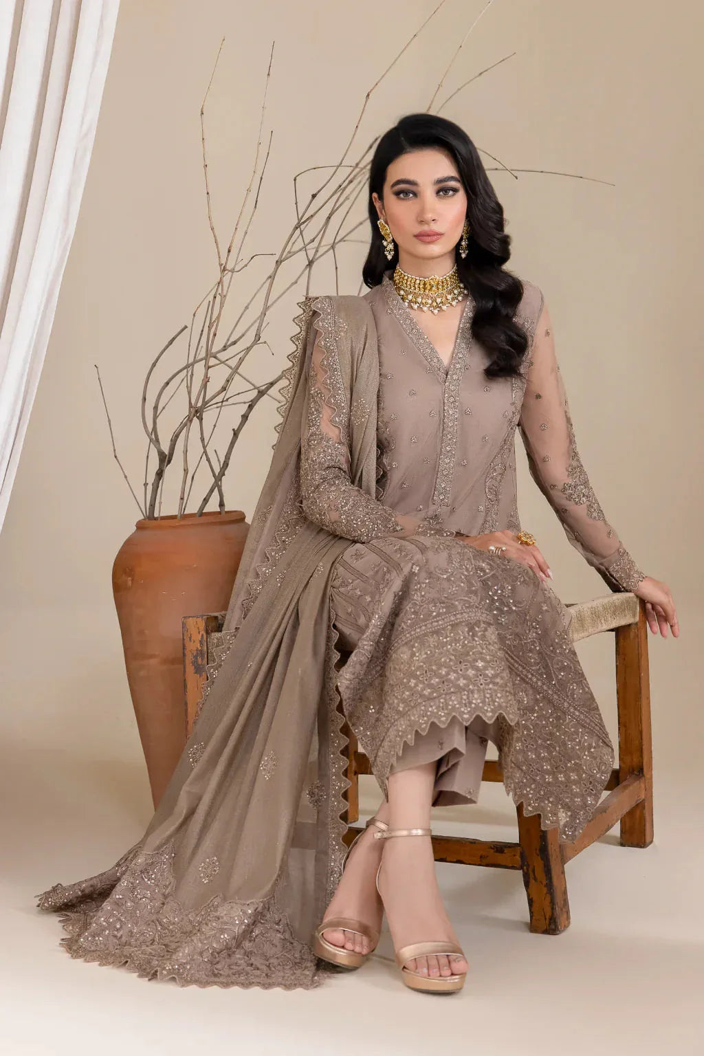 Iznik | Chinnon Chiffon | CC-30 VANESSA - Aqsa Fabrics