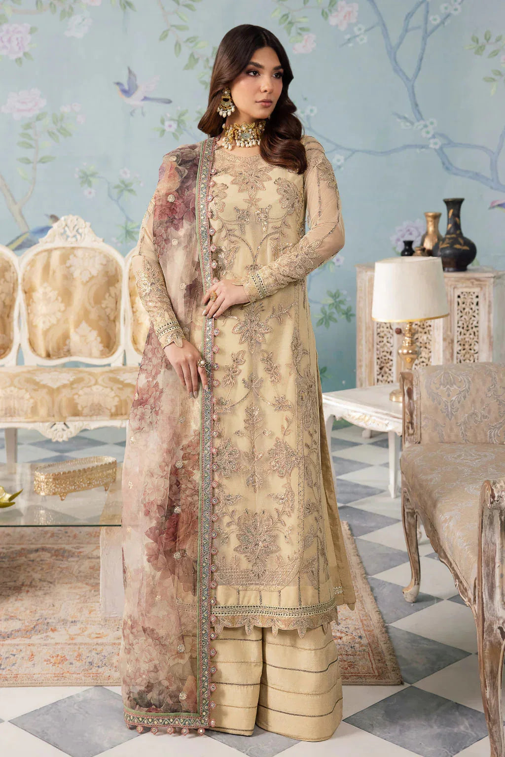 Iznik | Chinnon Chiffon | CC-31 ALYA - Aqsa Fabrics