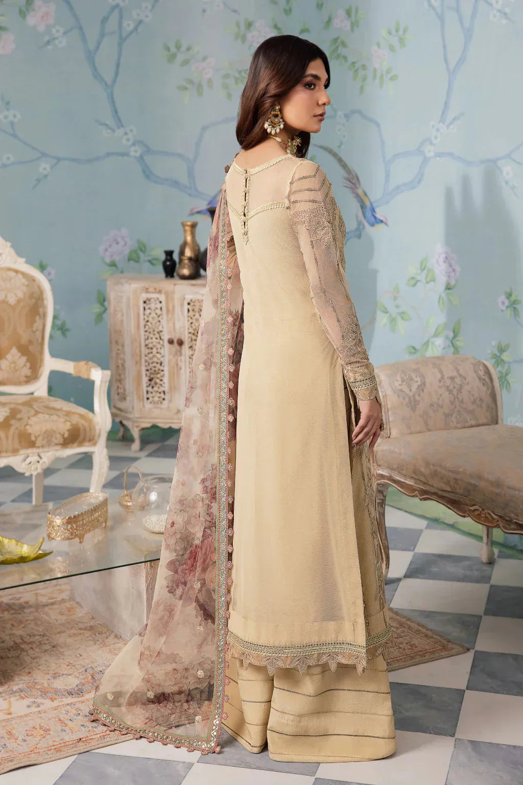 Iznik | Chinnon Chiffon | CC-31 ALYA - Aqsa Fabrics