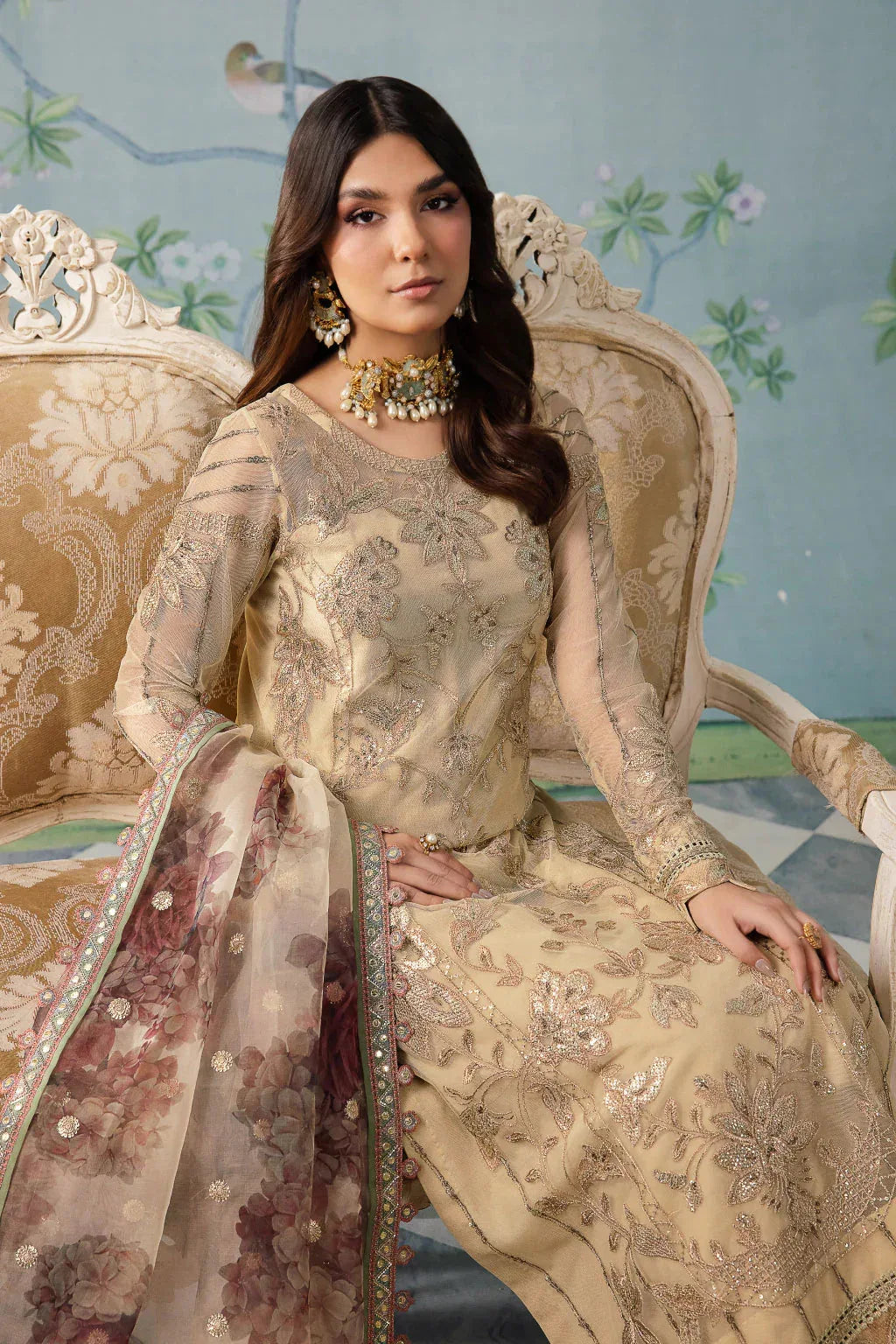 Iznik | Chinnon Chiffon | CC-31 ALYA - Aqsa Fabrics
