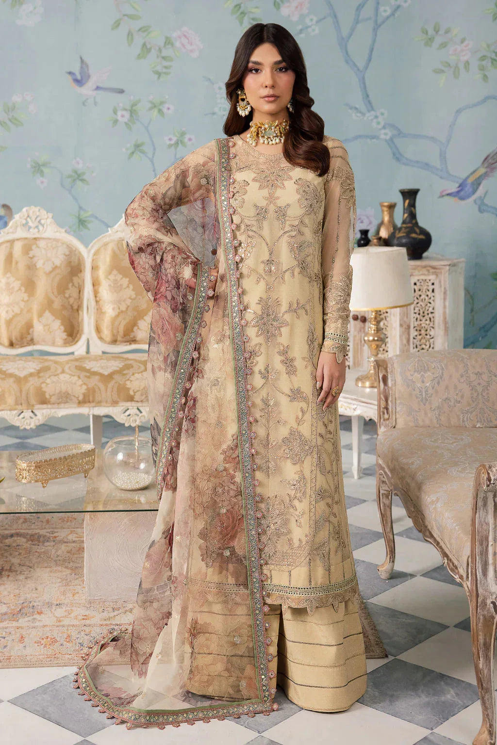 Iznik | Chinnon Chiffon | CC-31 ALYA - Aqsa Fabrics
