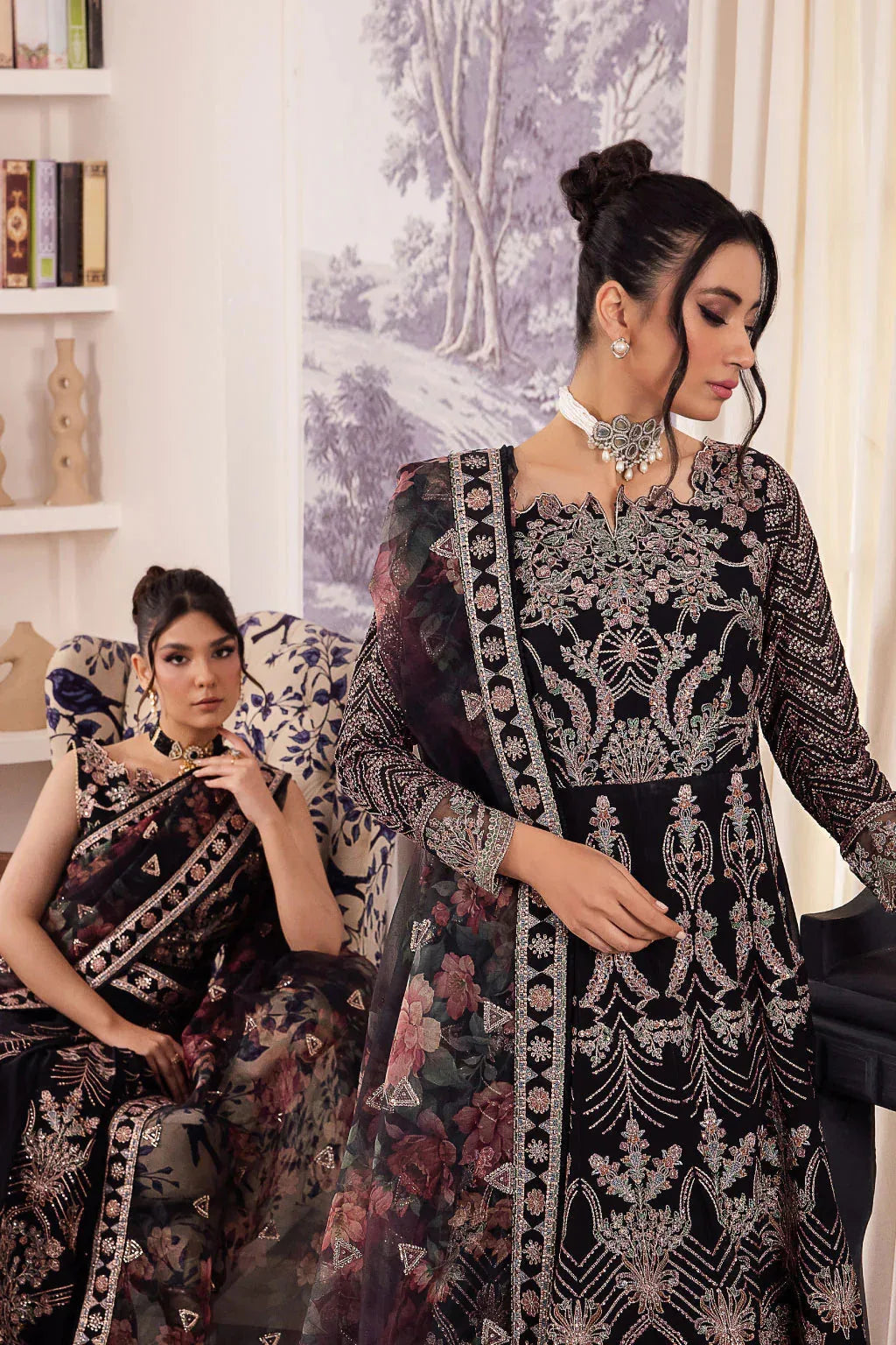 Iznik | Chinnon Chiffon | CC-32 KIAH - Aqsa Fabrics
