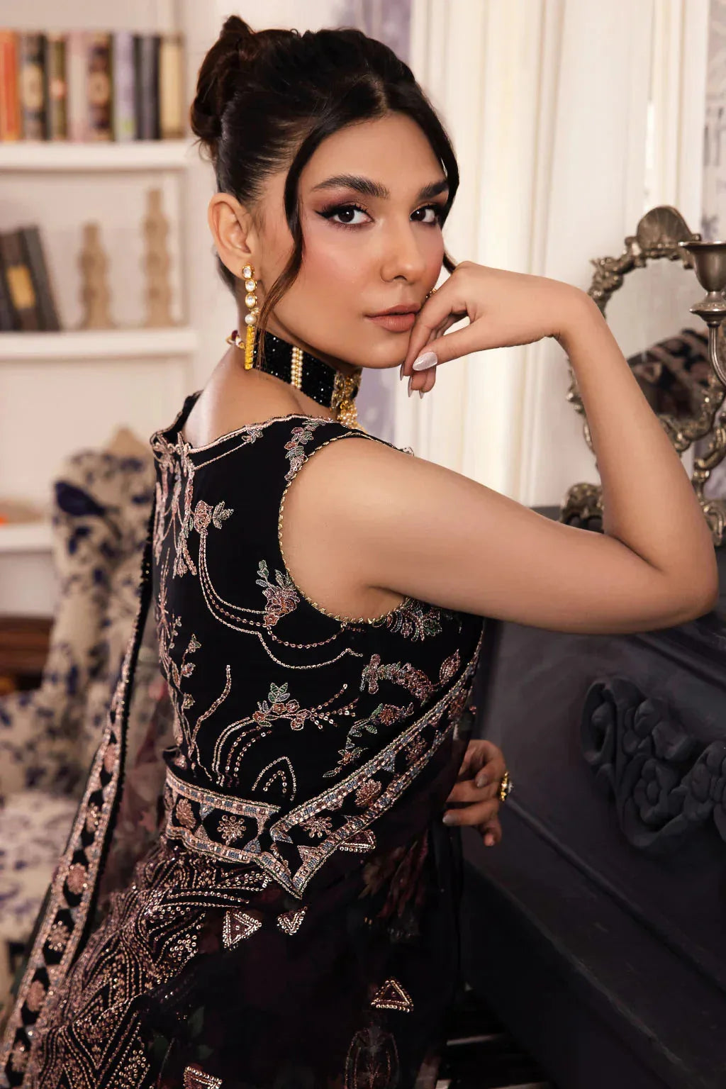 Iznik | Chinnon Chiffon | CC-32 KIAH - Aqsa Fabrics