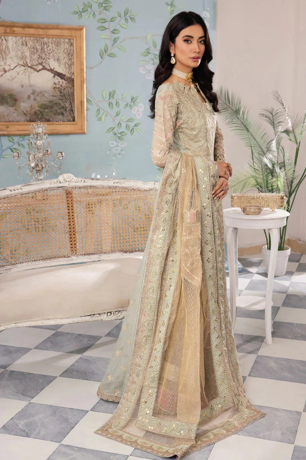 Iznik | Chinnon Chiffon | CC-33 QIANA - Aqsa Fabrics