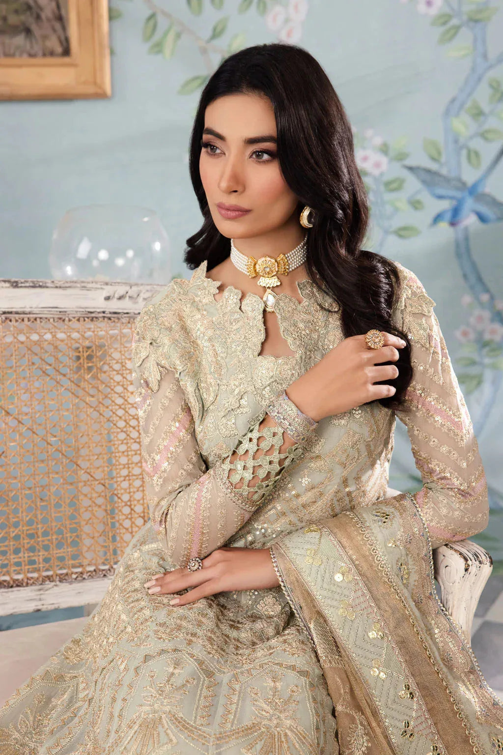 Iznik | Chinnon Chiffon | CC-33 QIANA - Aqsa Fabrics