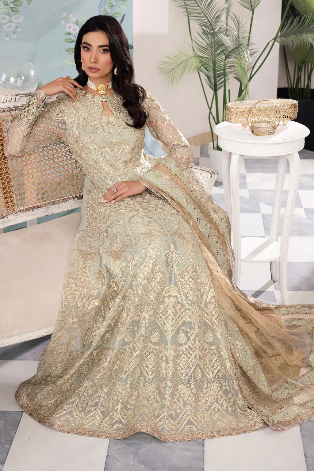 Iznik | Chinnon Chiffon | CC-33 QIANA - Aqsa Fabrics