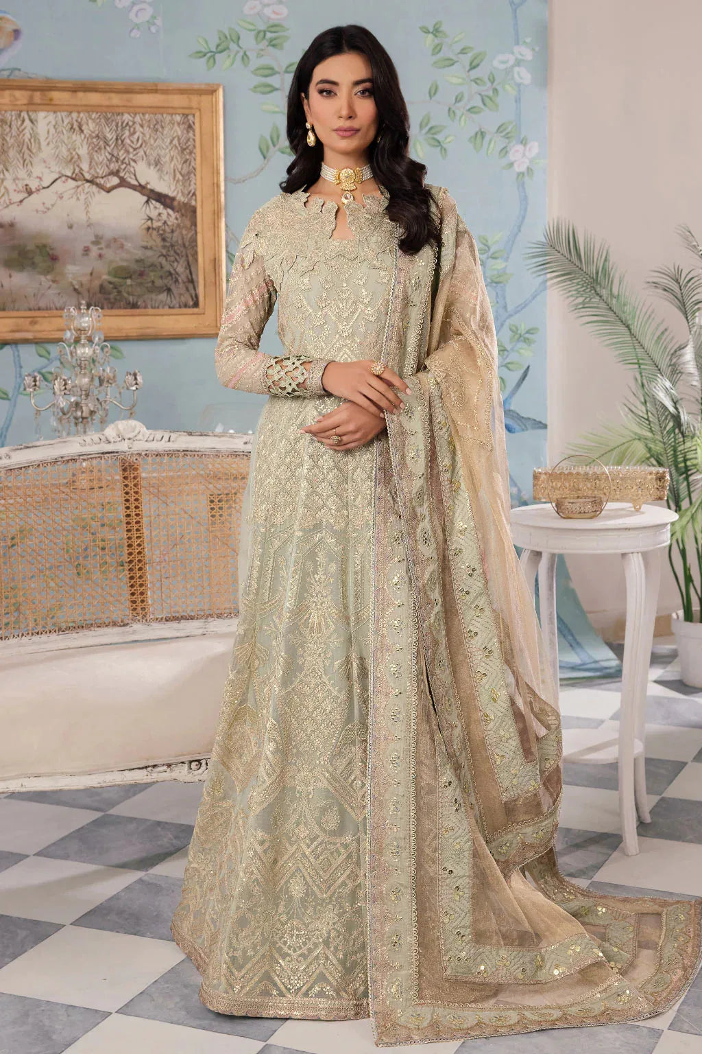 Iznik | Chinnon Chiffon | CC-33 QIANA - Aqsa Fabrics