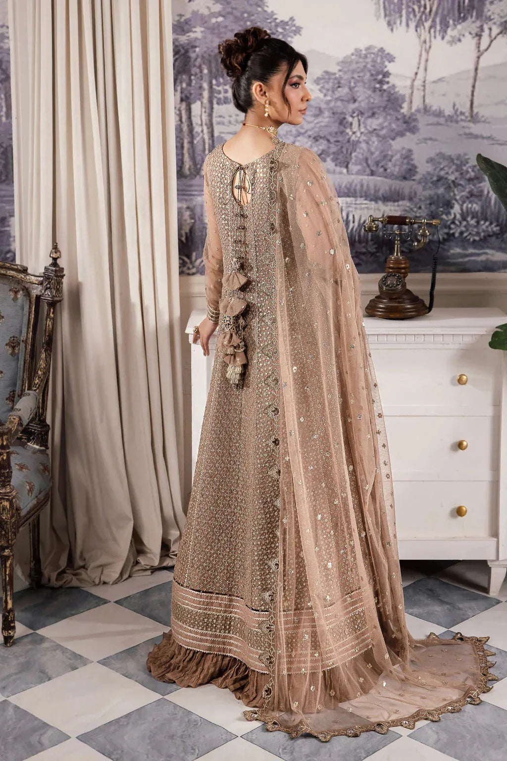 Iznik | Chinnon Chiffon | CC-36 DAMIYAH - Aqsa Fabrics