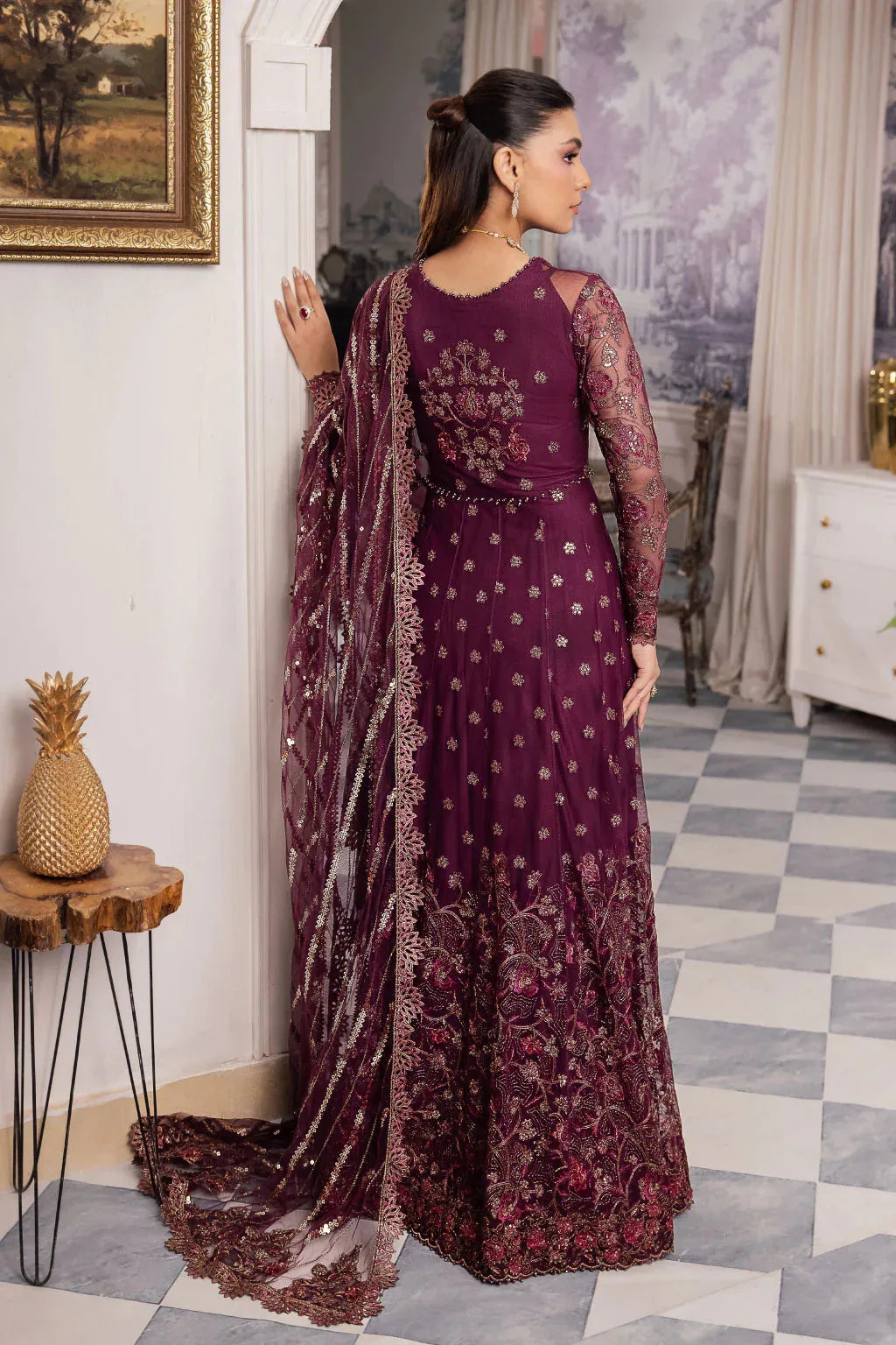 Iznik | Chinnon Chiffon | CC-37 AIDA - Aqsa Fabrics