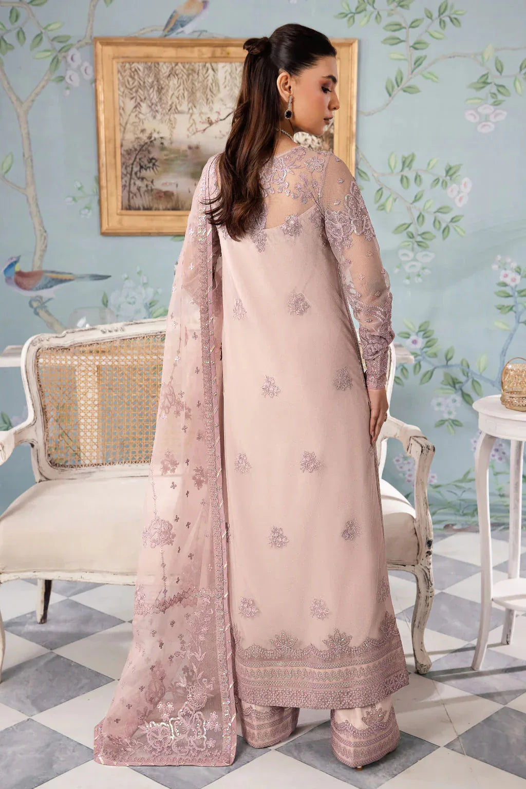 Iznik | Chinnon Chiffon | CC-39 BAREEN - Aqsa Fabrics