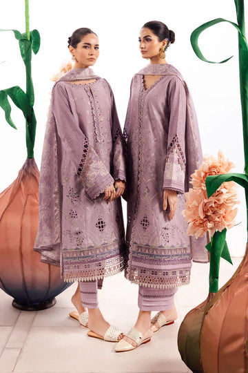 Iznik | Dahlia Embroidered Lawn | DL-04 - Aqsa Fabrics