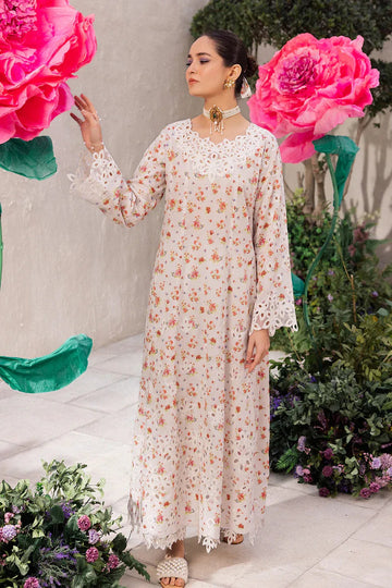 Iznik | Dahlia Embroidered Lawn | DL-05 - Aqsa Fabrics
