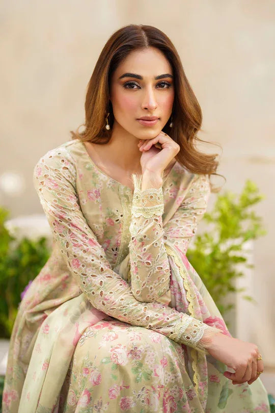 Iznik | Exclusive Lawn | SFL-05 EMBROIDERED LAWN - Aqsa Fabrics
