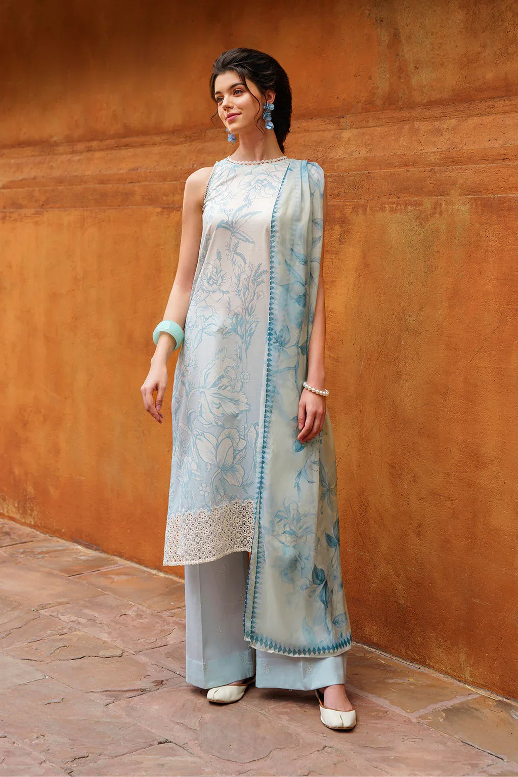 Iznik | Exclusive Lawn | UE-227 PRINTED LAWN - Aqsa Fabrics