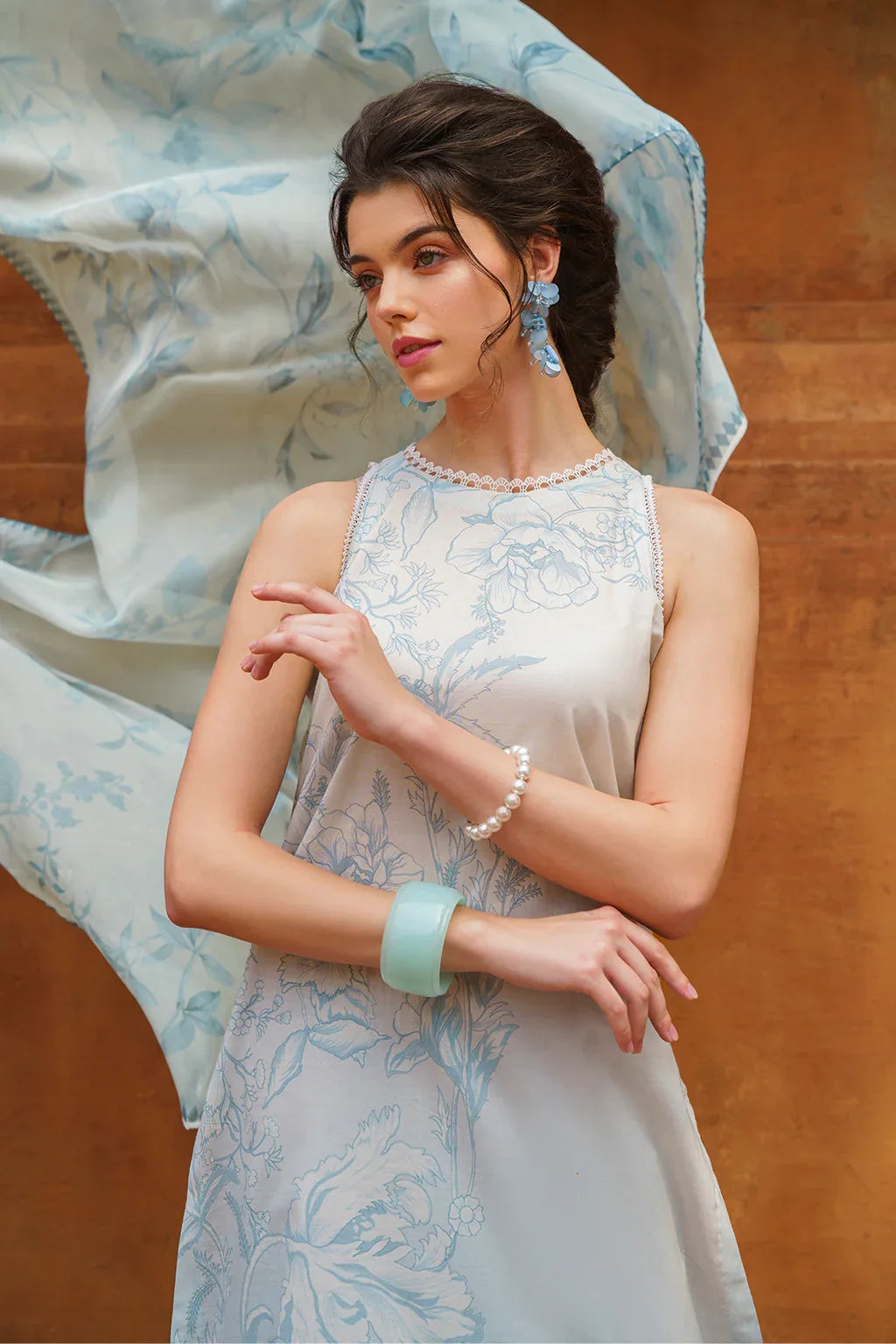 Iznik | Exclusive Lawn | UE-227 PRINTED LAWN - Aqsa Fabrics