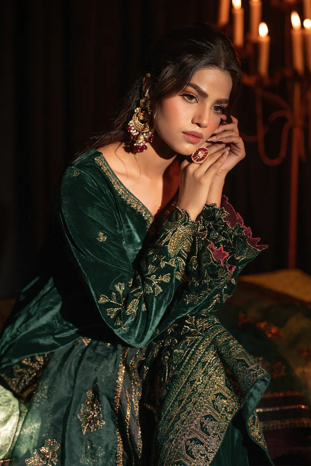 Iznik | Exclusive Velvet | IV-48 - Aqsa Fabrics
