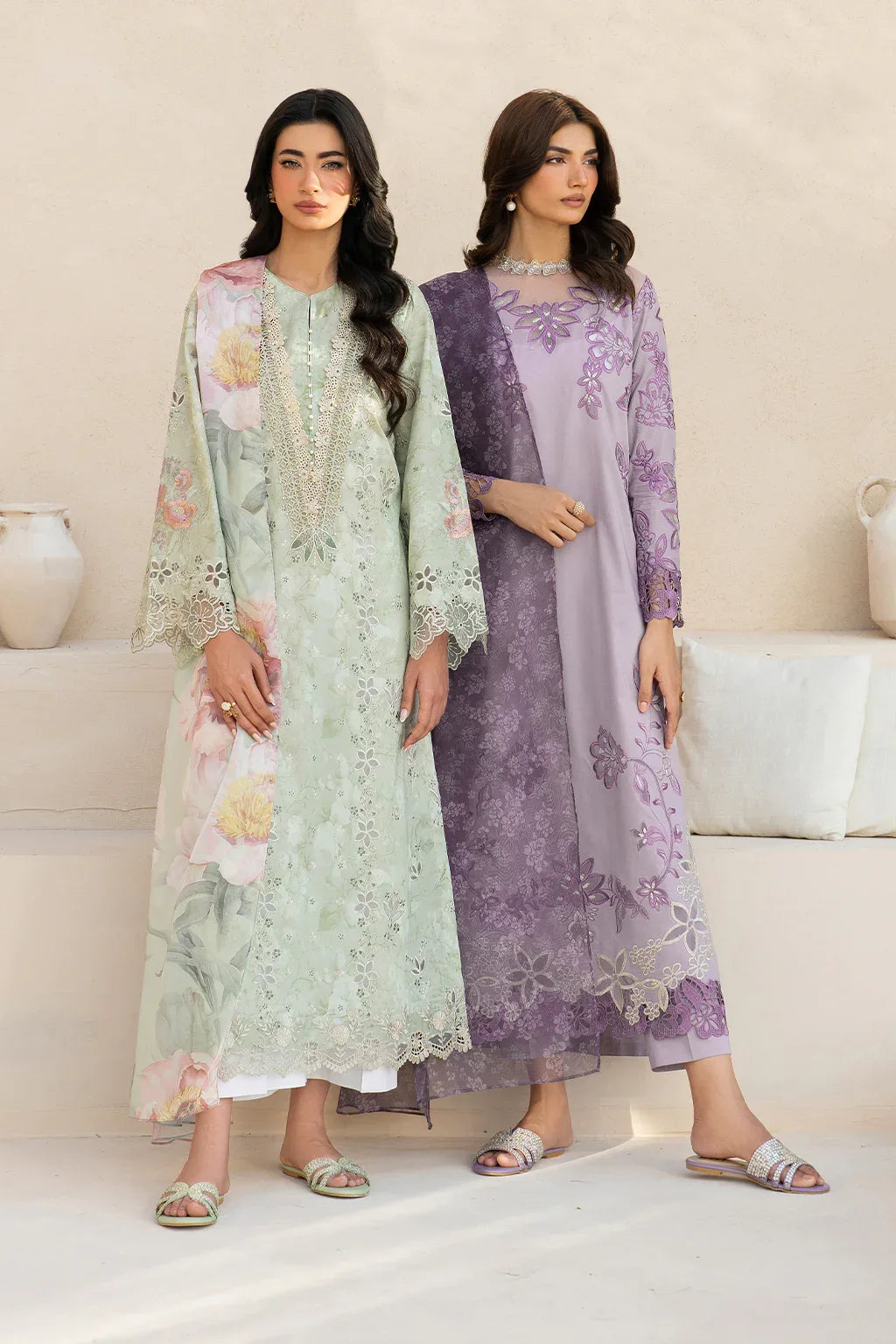 Iznik | Festive Lawn 25 | EFL-01 - Aqsa Fabrics