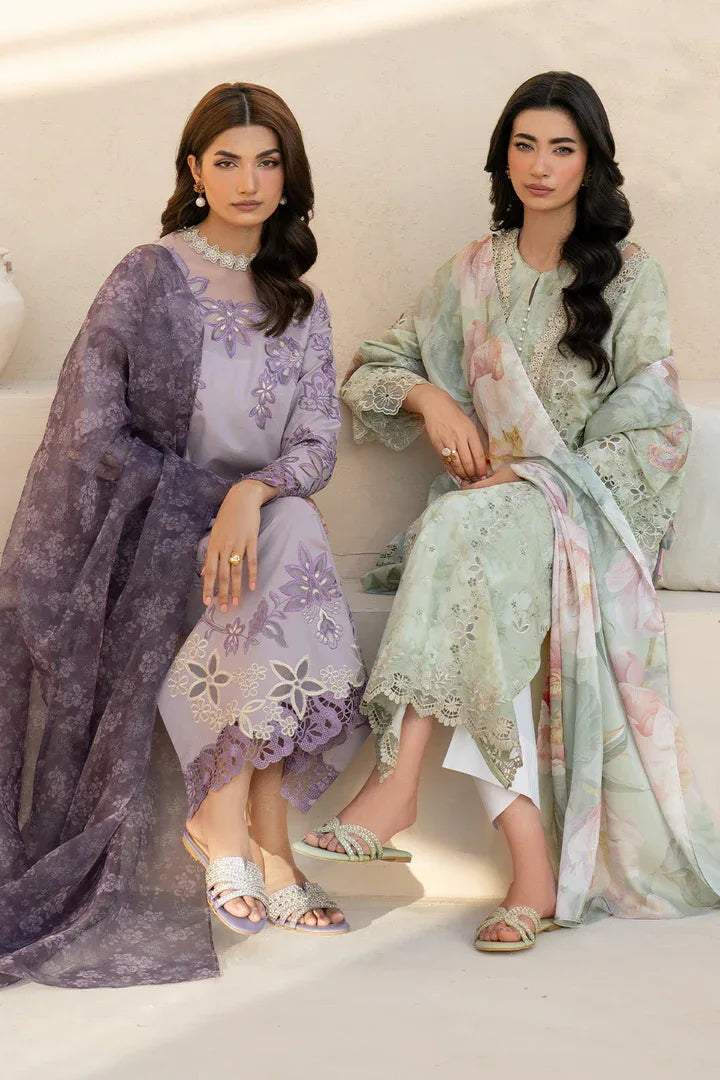Iznik | Festive Lawn 25 | EFL-01 - Aqsa Fabrics