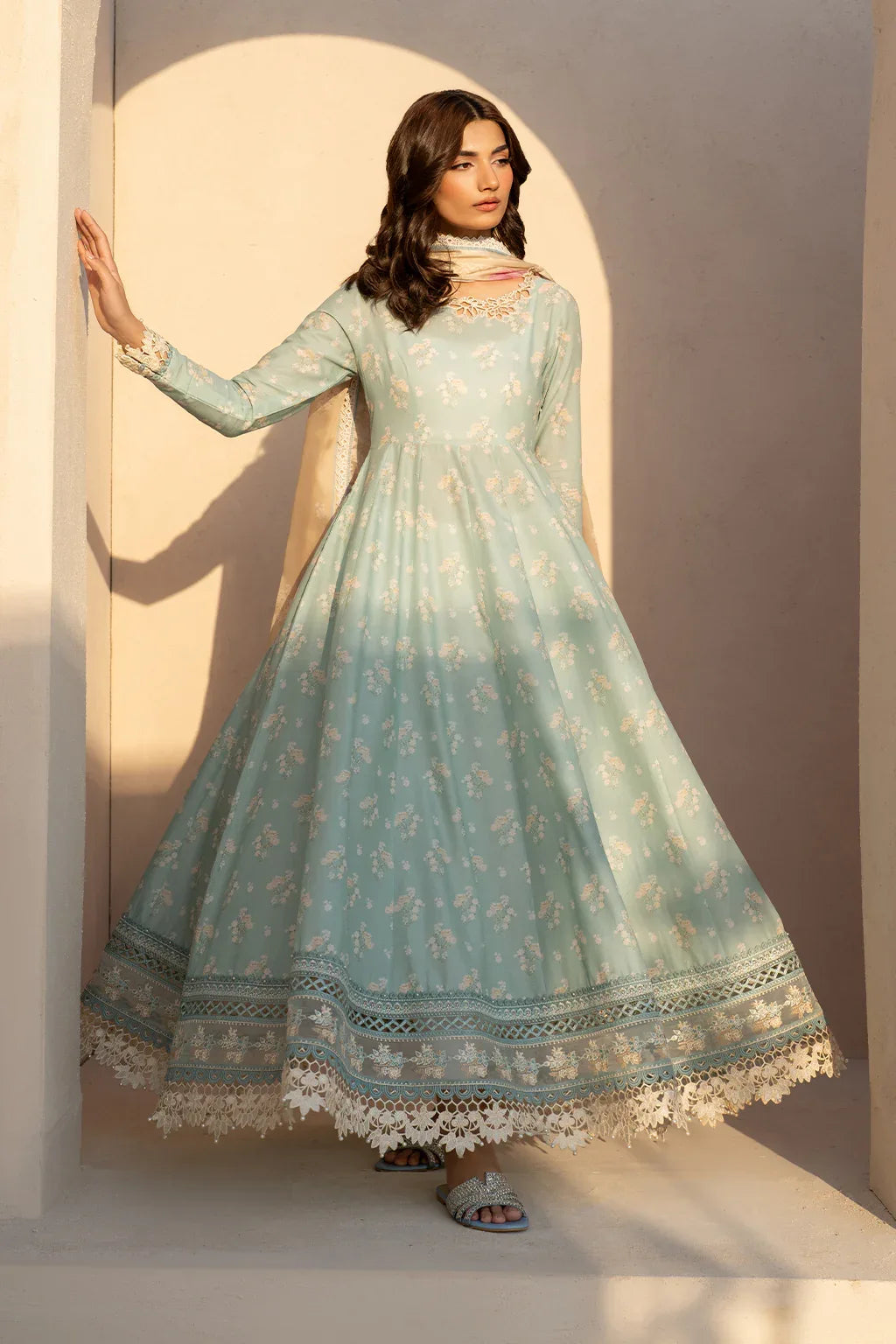 Iznik | Festive Lawn 25 | EFL-06 - Aqsa Fabrics