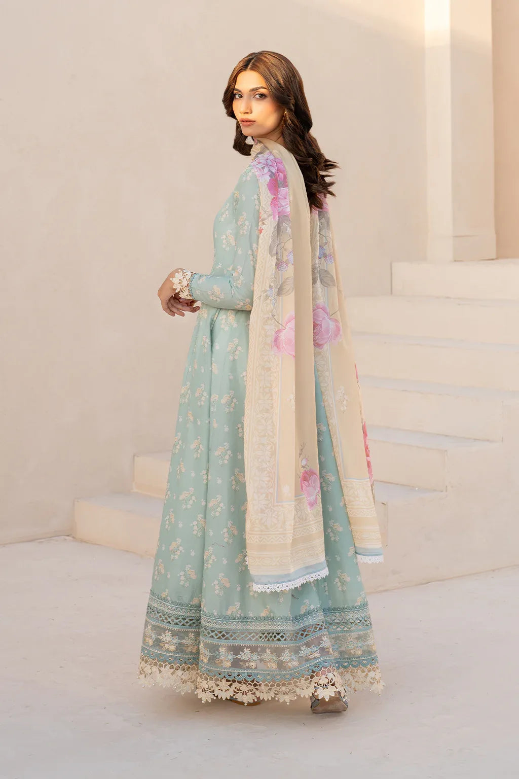 Iznik | Festive Lawn 25 | EFL-06 - Aqsa Fabrics