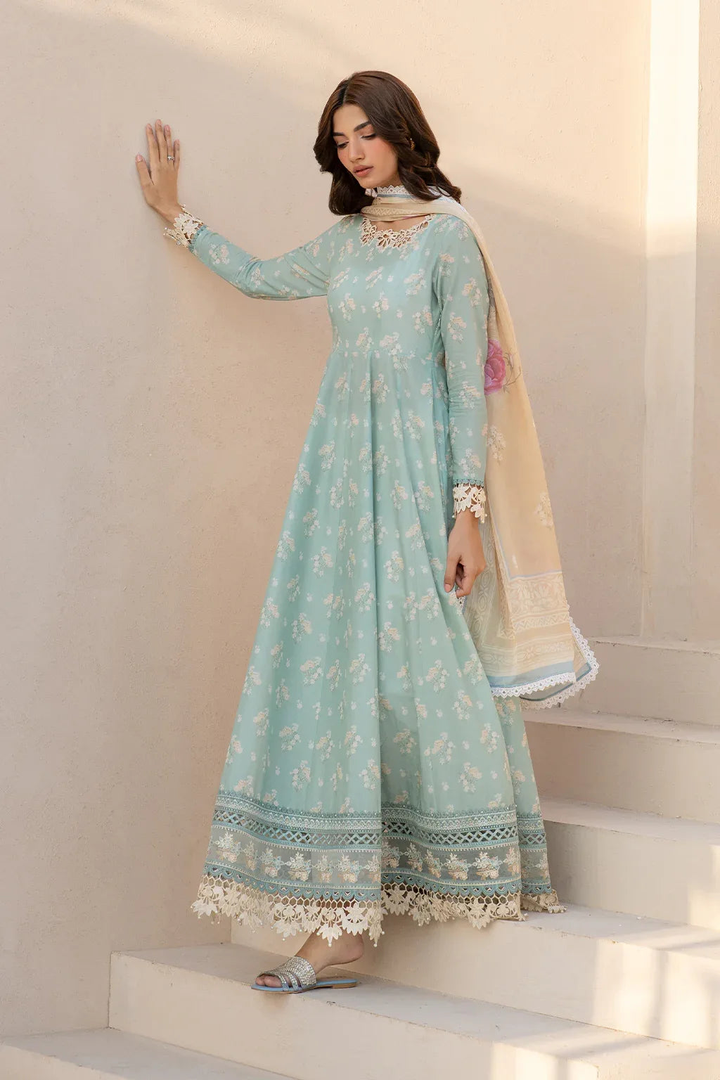 Iznik | Festive Lawn 25 | EFL-06 - Aqsa Fabrics