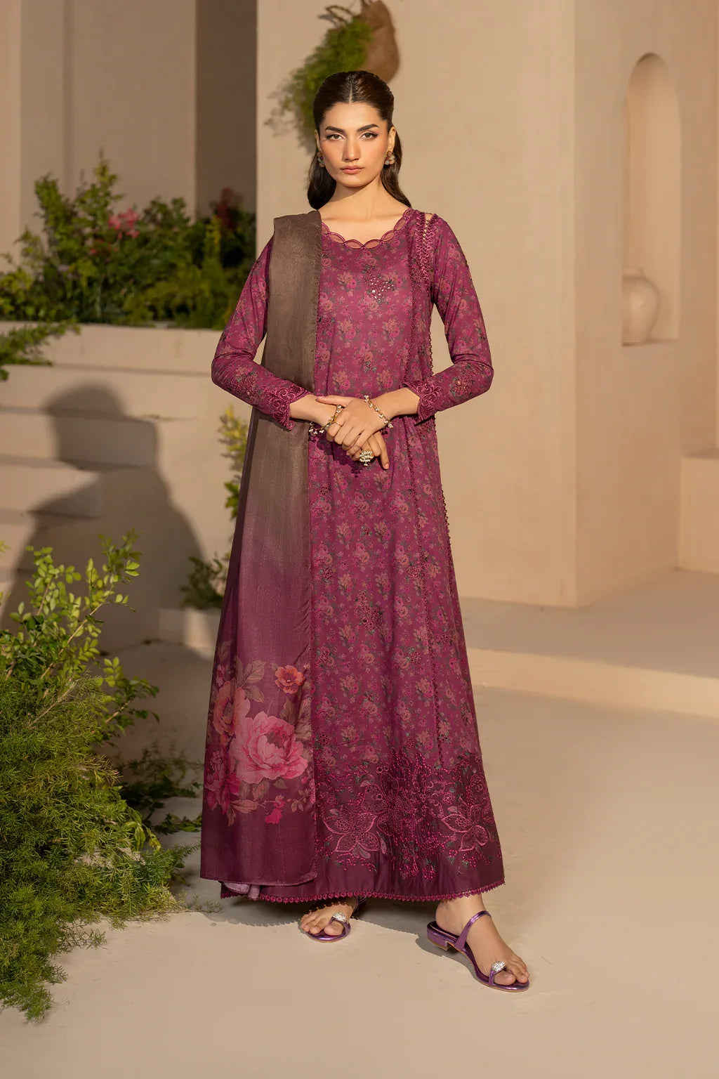 Iznik | Festive Lawn 25 | EFL-09 - Aqsa Fabrics