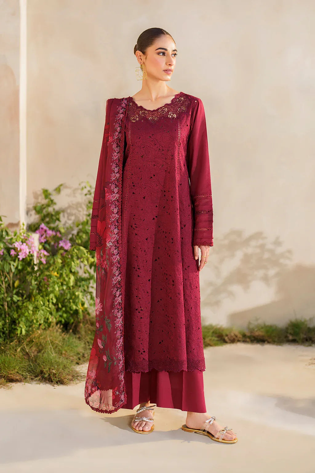 Iznik | Festive lawn 24 | SFL-02 - Aqsa Fabrics