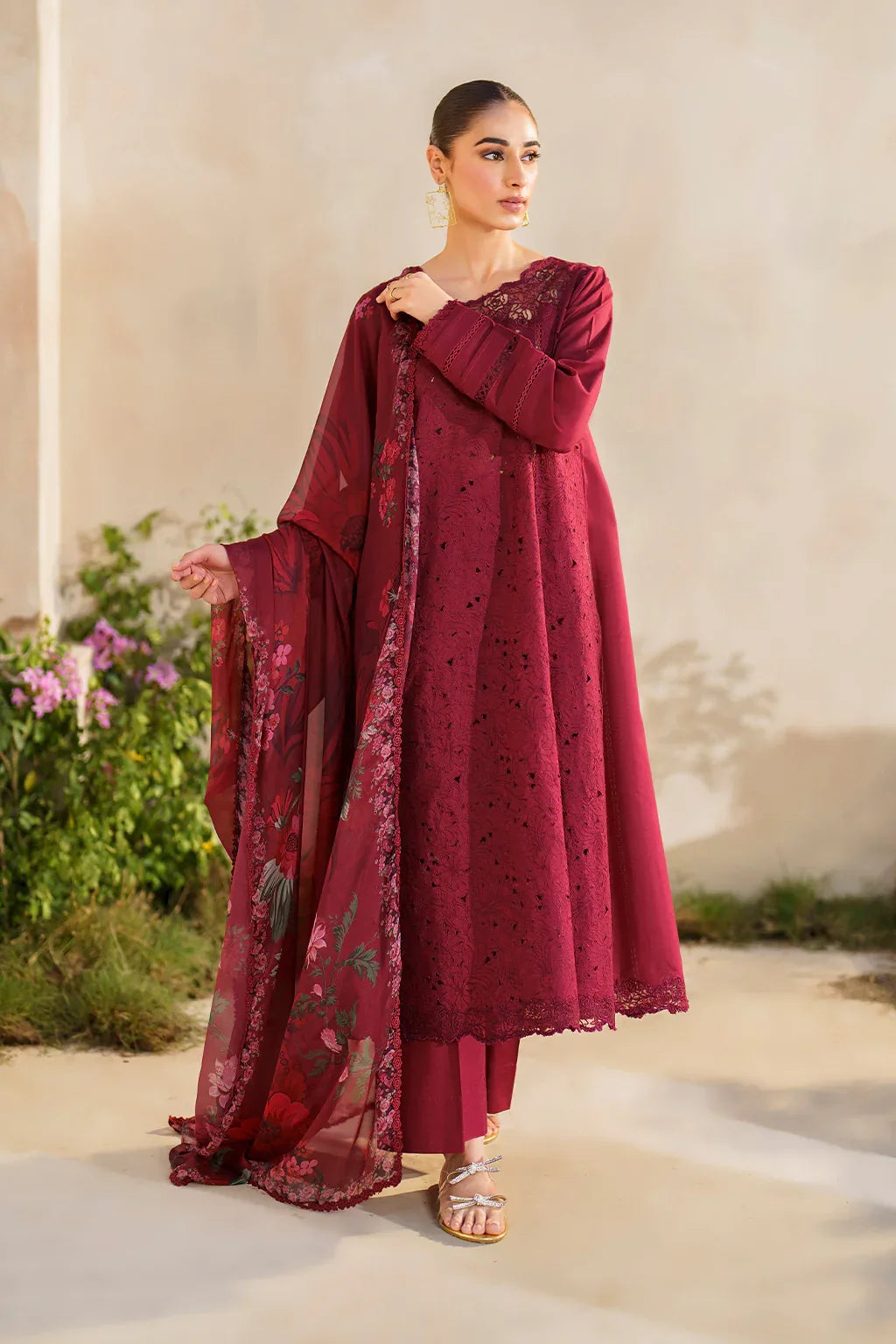 Iznik | Festive lawn 24 | SFL-02 - Aqsa Fabrics