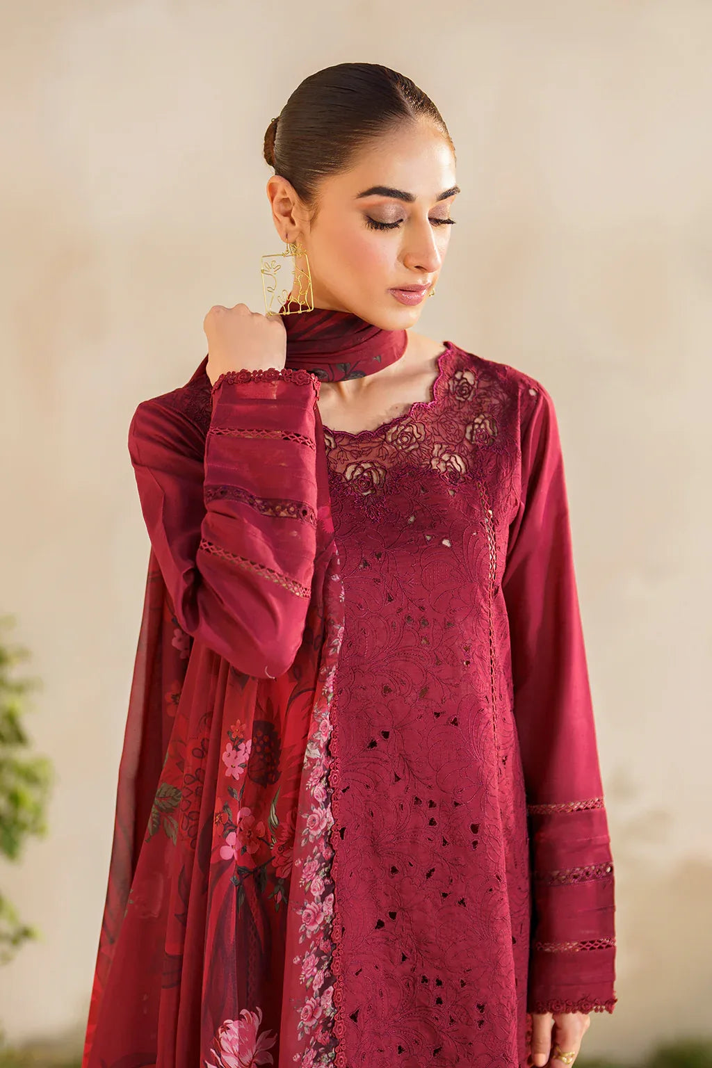 Iznik | Festive lawn 24 | SFL-02 - Aqsa Fabrics