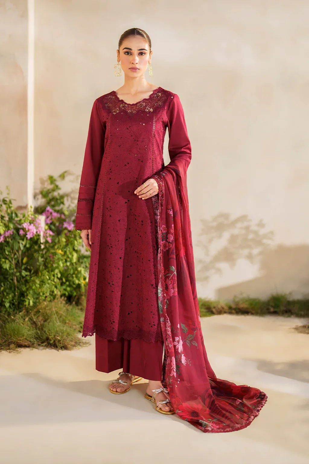Iznik | Festive lawn 24 | SFL-02 - Aqsa Fabrics