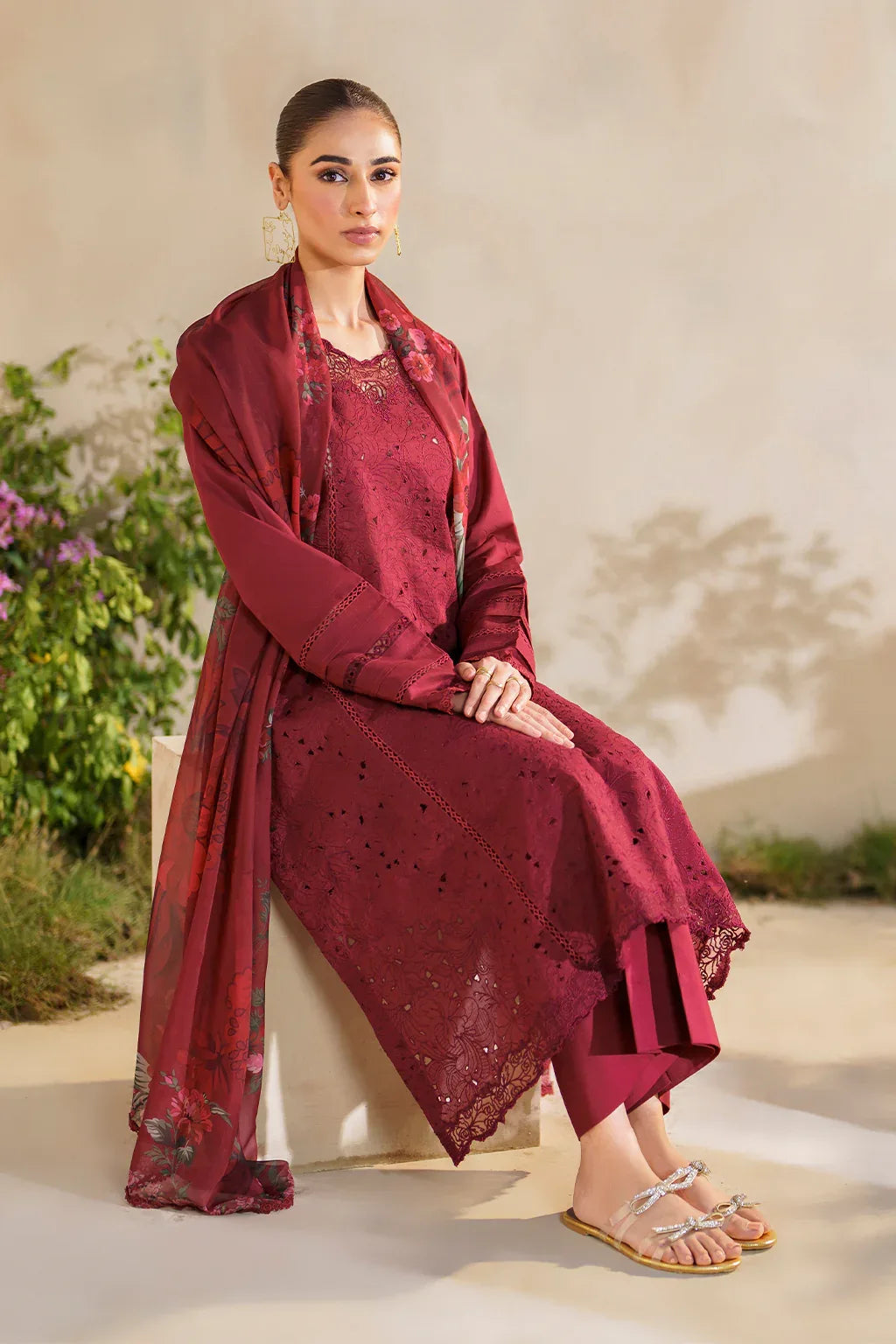 Iznik | Festive lawn 24 | SFL-02 - Aqsa Fabrics