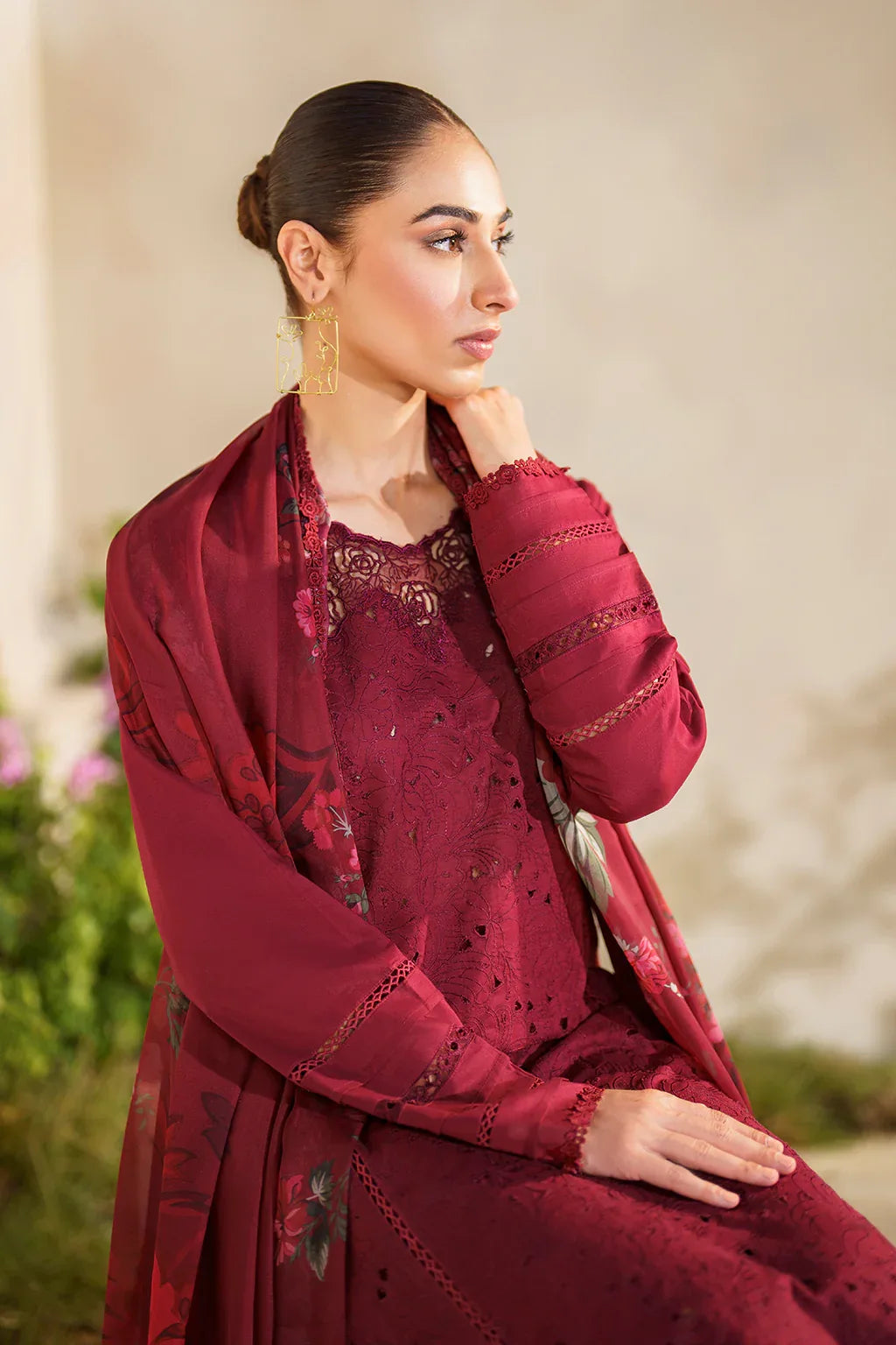 Iznik | Festive lawn 24 | SFL-02 - Aqsa Fabrics