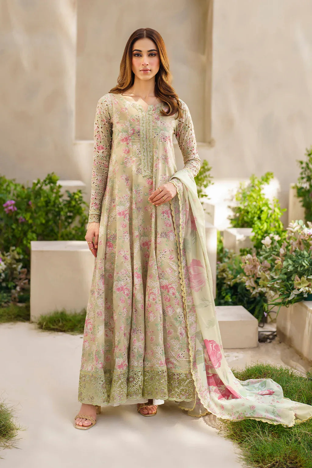 Iznik | Festive lawn 24 | SFL-05 - Aqsa Fabrics