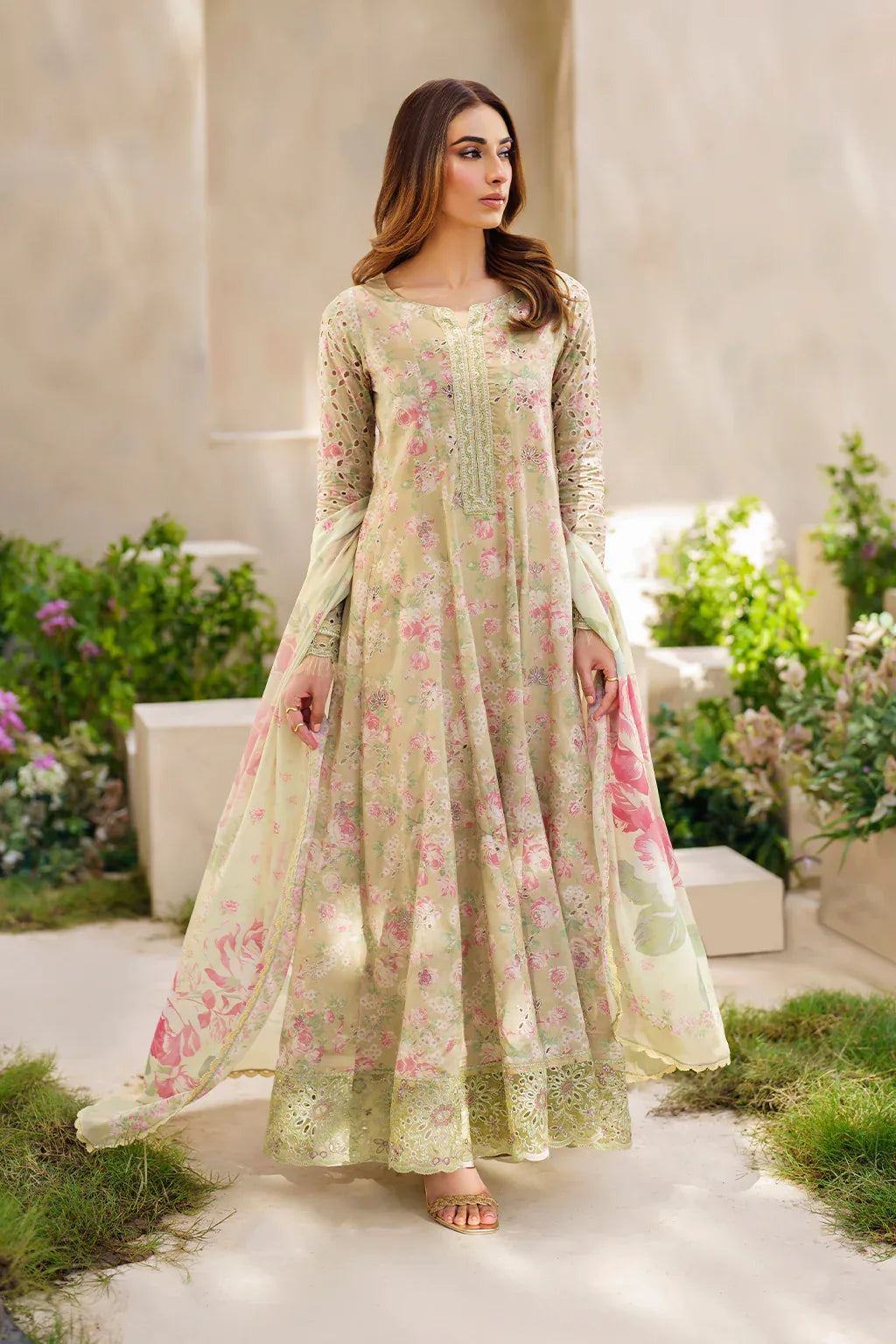 Iznik | Festive lawn 24 | SFL-05 - Aqsa Fabrics
