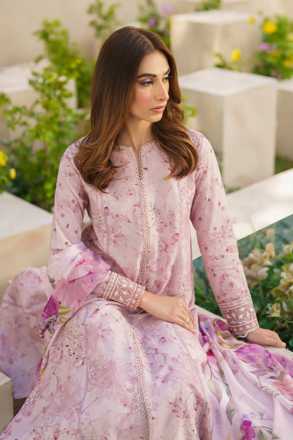 Iznik | Festive lawn 24 | SFL-06 - Aqsa Fabrics
