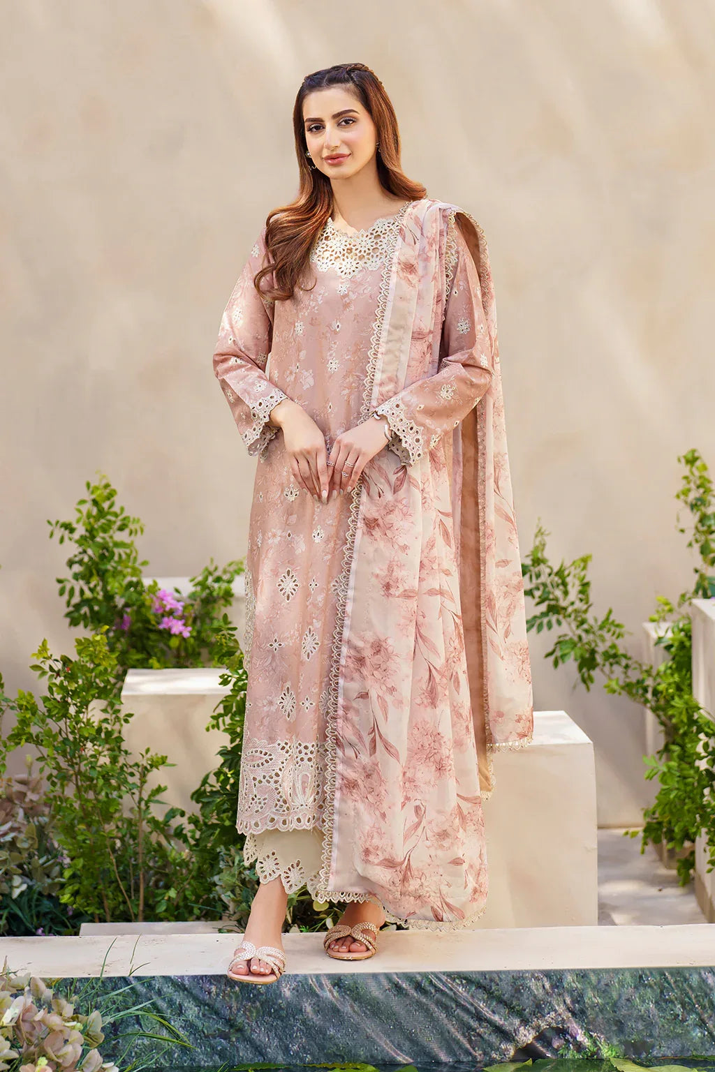 Iznik | Festive lawn 24 | SFL-11 - Aqsa Fabrics