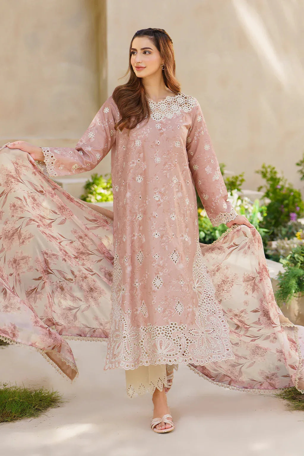 Iznik | Festive lawn 24 | SFL-11 - Aqsa Fabrics