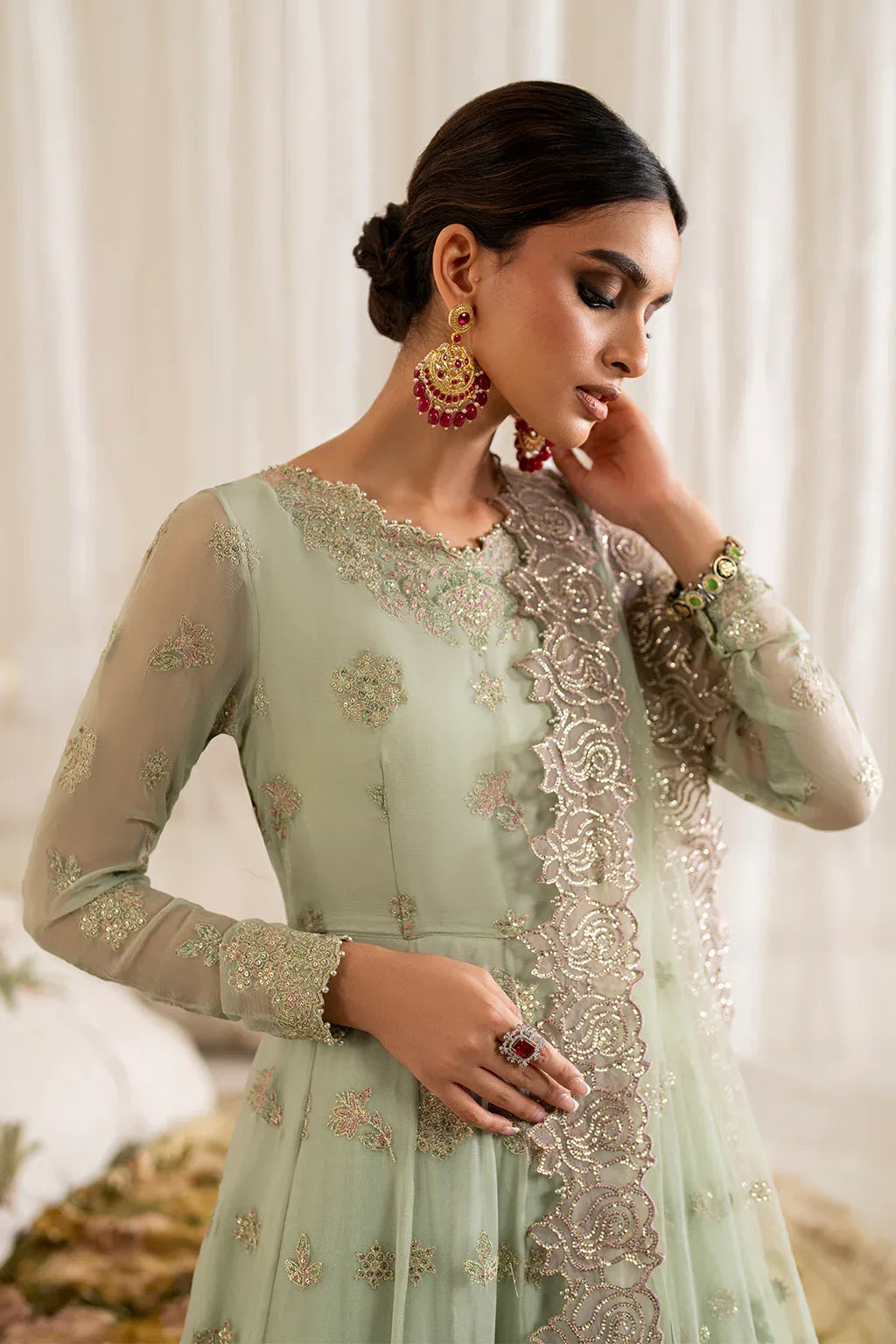 Iznik | Formal Wear | UE-286 - Aqsa Fabrics