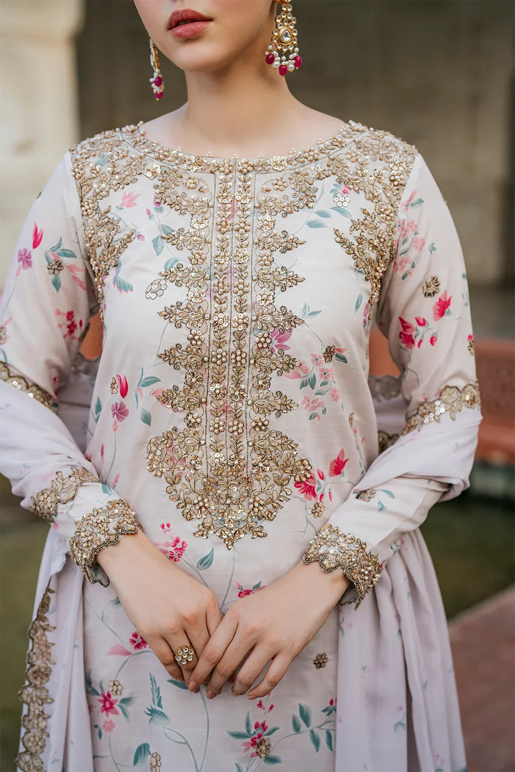 Iznik | Formal Wear | UE-318 - Aqsa Fabrics