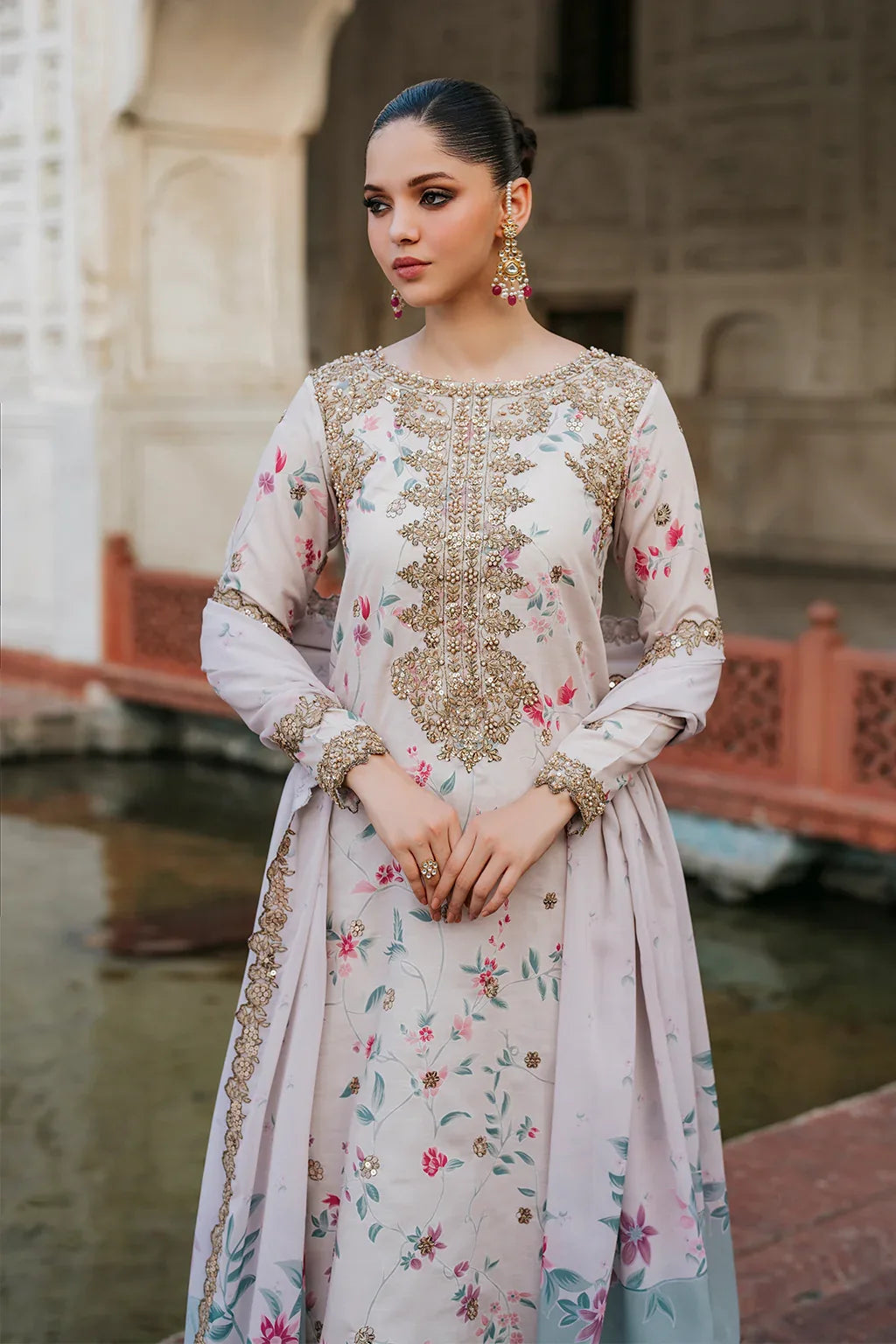 Iznik | Formal Wear | UE-318 - Aqsa Fabrics