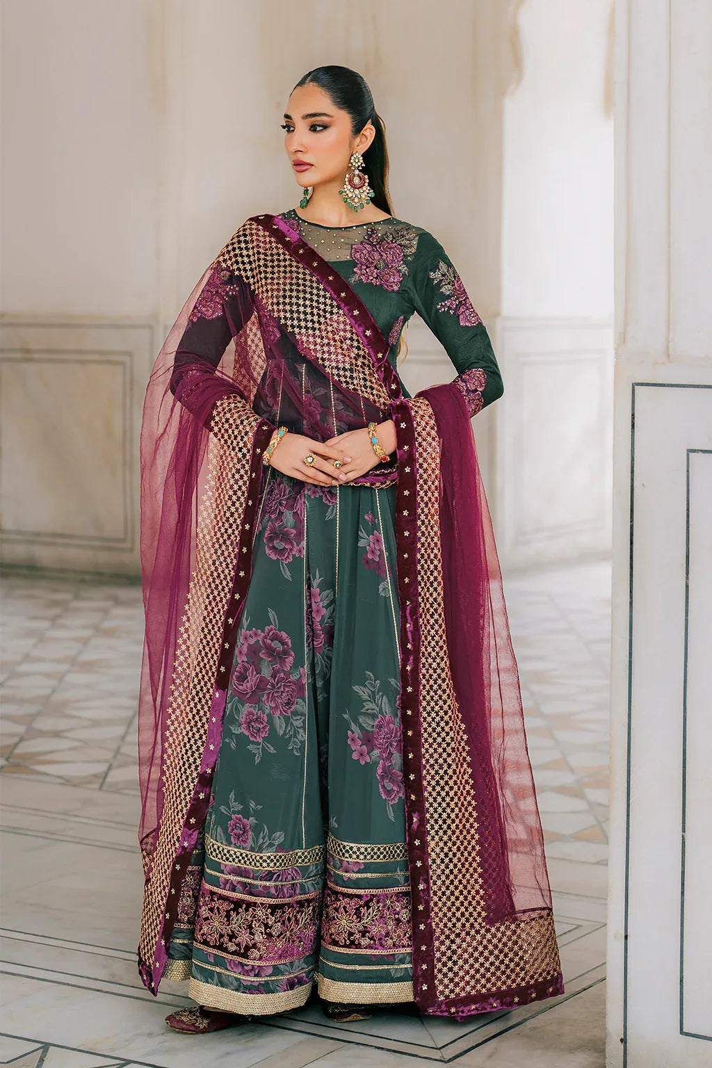 Iznik | Formal Wear | UE-319 - Aqsa Fabrics