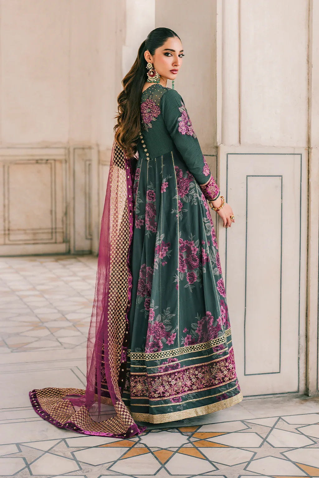 Iznik | Formal Wear | UE-319 - Aqsa Fabrics