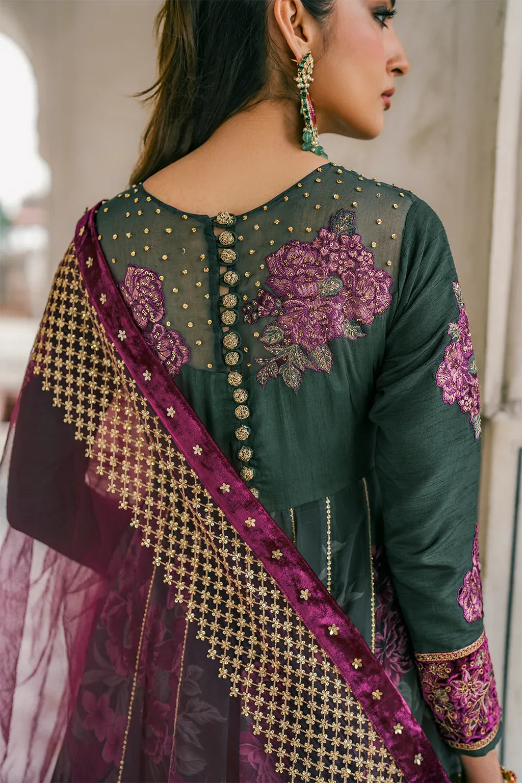 Iznik | Formal Wear | UE-319 - Aqsa Fabrics