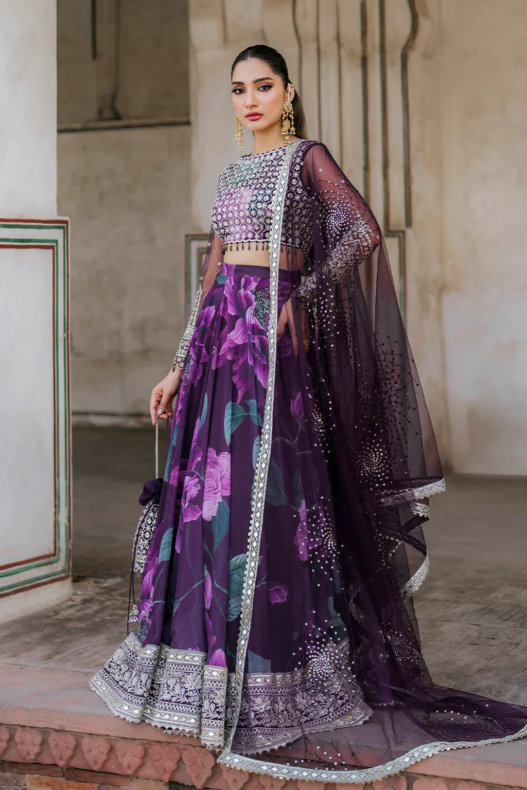 Iznik | Formal Wear | UE-322 - Aqsa Fabrics